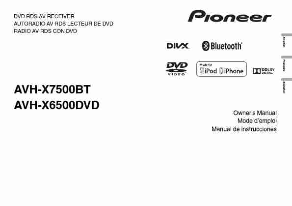 Pioneer Portable DVD Player AVH-X6500DVD-page_pdf